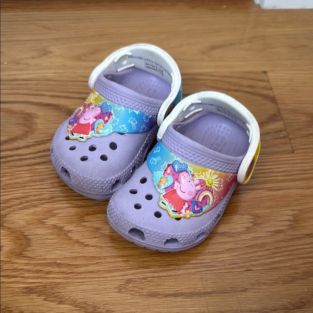 Peppa Pig Kids Clogs - Purple